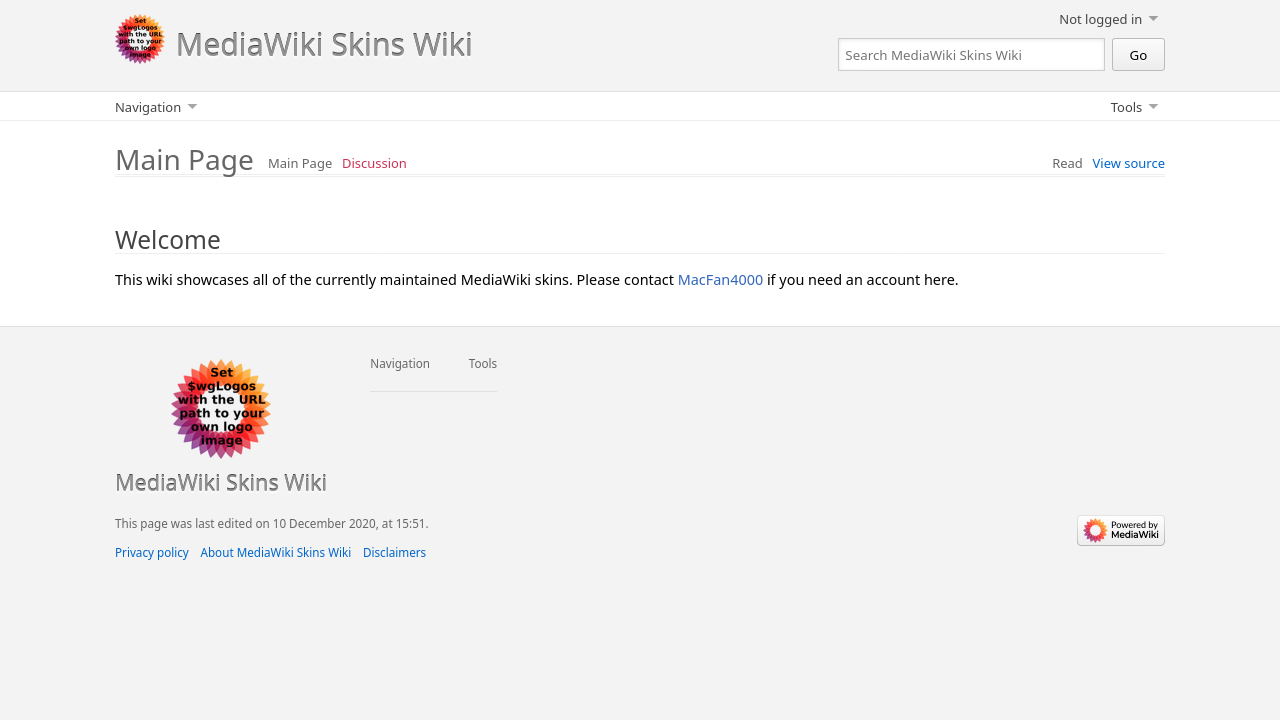 Greystuff MediaWiki skin